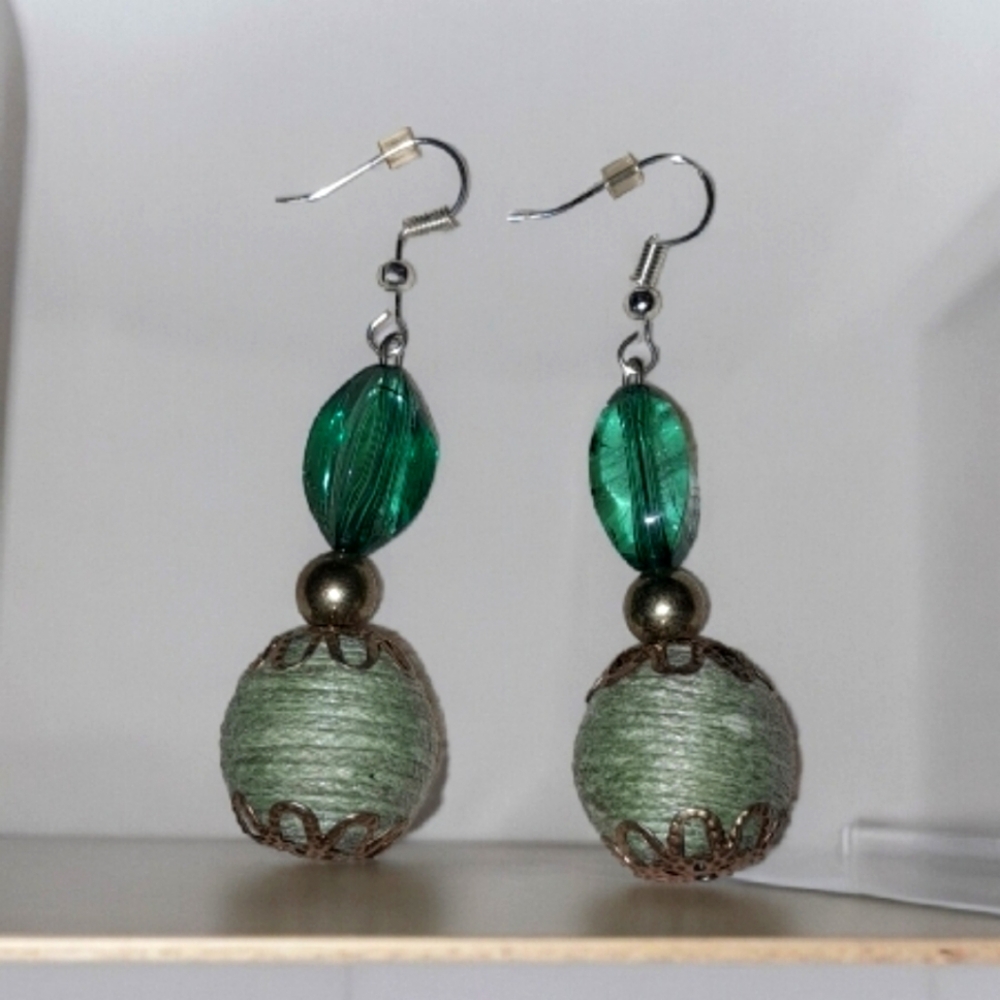 Handmade beaded earrings